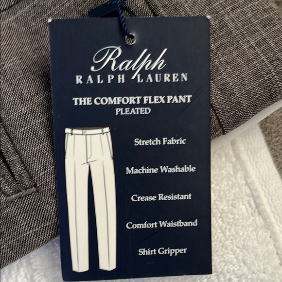 Ralph Lauren Gray Dress Pants with Classic Straight-Leg Cut - Picture 6 of 12